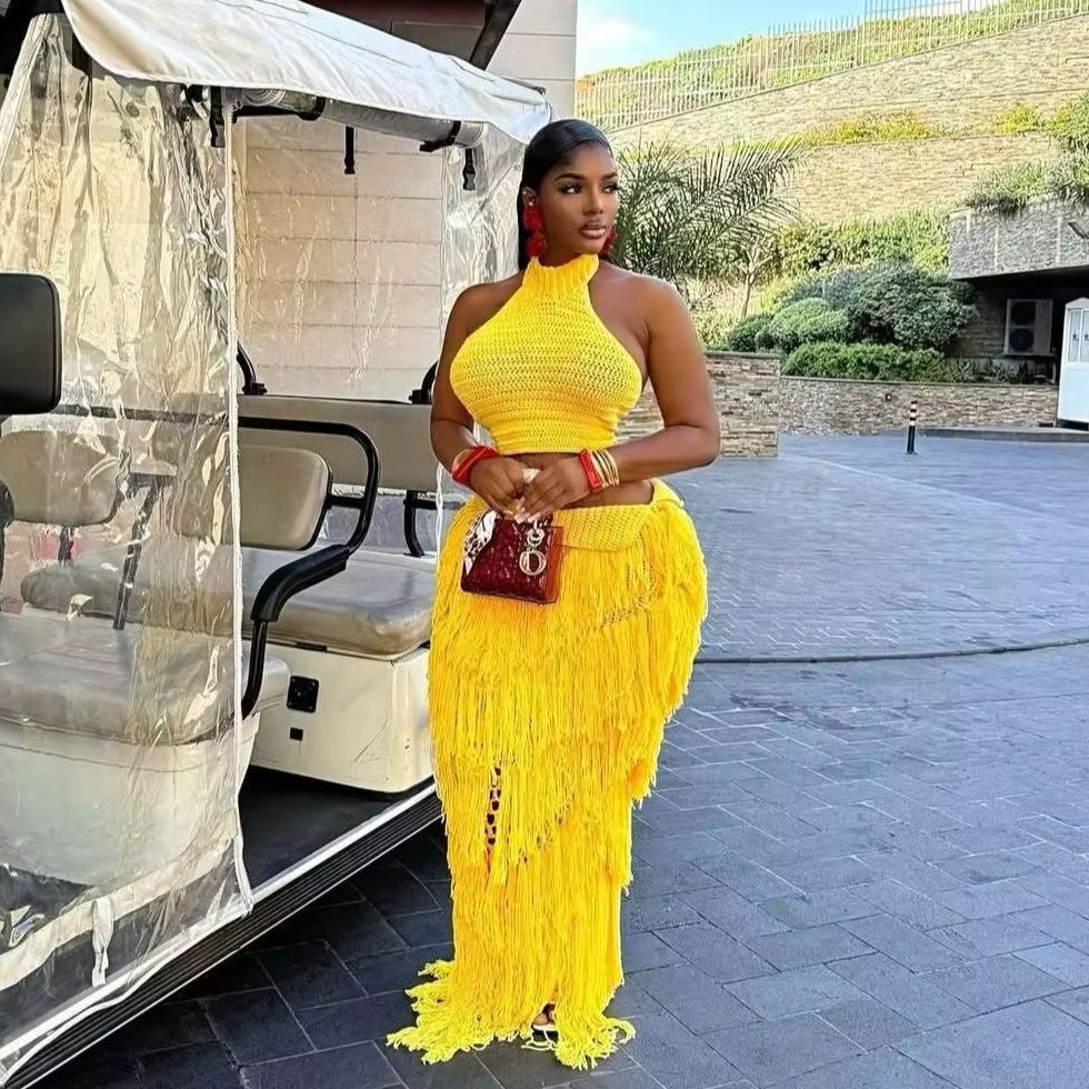 Szydełkowa Sukienka Maxi z Dzi – Maxi Dress Halter recenzja i cena