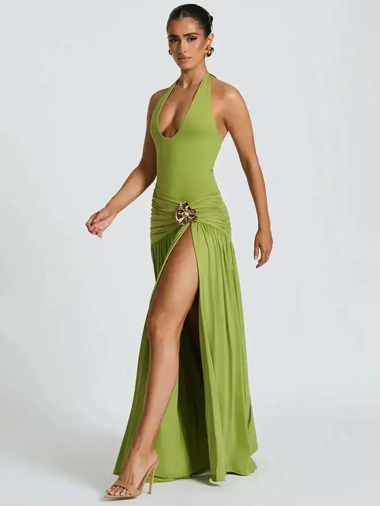 Elegancki, seksowny zestaw: su – Maxi Dress Halter recenzja i cena