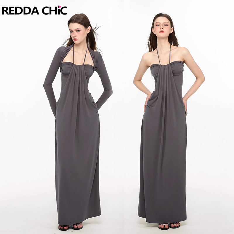 Elegancki zestaw: pleciony bol – Maxi Dress Halter recenzja i cena